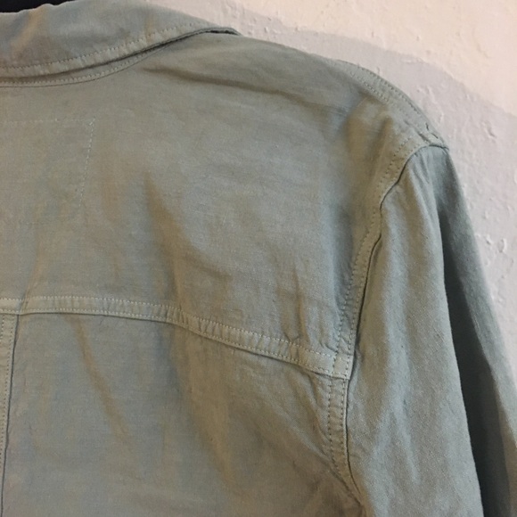 Frank & Eileen Ireland Long Sleeve Playsuit Flax Cotton Romper Size Large - Picture 10 of 15